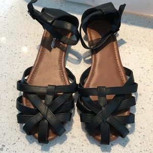 Strappy Black Sandals